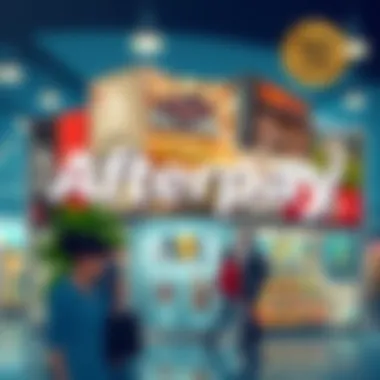 Collage of retail stores that accept Afterpay