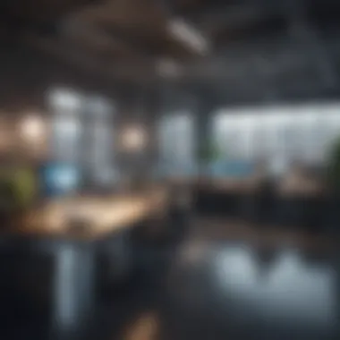 Modern Workspace for Entrepreneurs A modern workspace symbolizing entrepreneurship