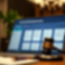 Visual representation of LawDepot's user interface showcasing document templates