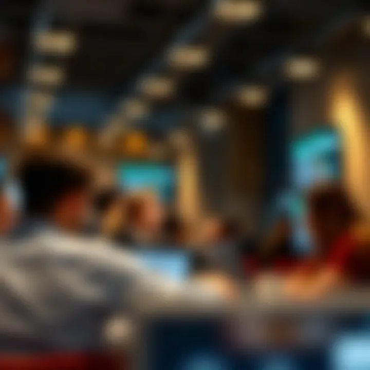 Networking in Online MBA Programs A visual representation of networking opportunities in an online MBA setting.