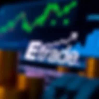 Etrade and Financial Growth Etrade logo with financial growth symbols