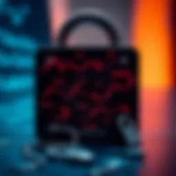An abstract representation of identity theft symbolizing stolen personal information.