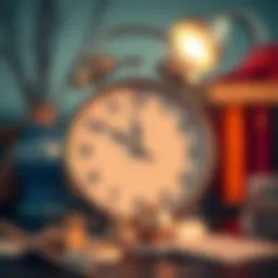 Clock indicating deadline approaching