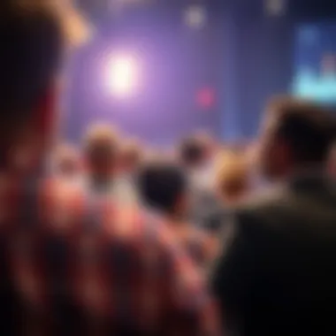 Audience captivated by speaker