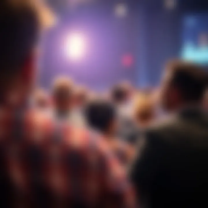 Audience captivated by speaker