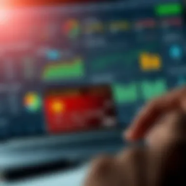 Analyzing Your Credit Profile Financial dashboard with credit profile analysis