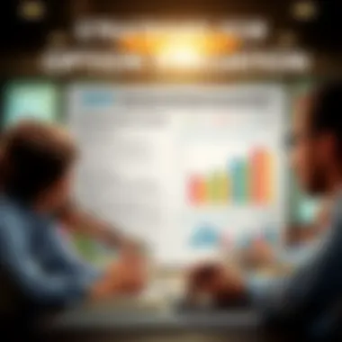 Infographic detailing strategies for evaluating options