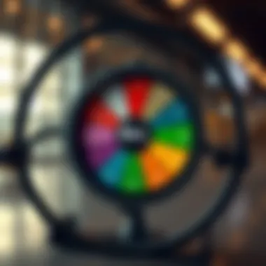 Impact on Economic Sectors Wheel representing various economic sectors affected by interest rates