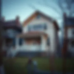A vacant foreclosure property in New York showcasing potential investment opportunities