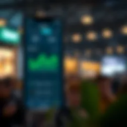 Budgeting app interface showcasing expense tracking features