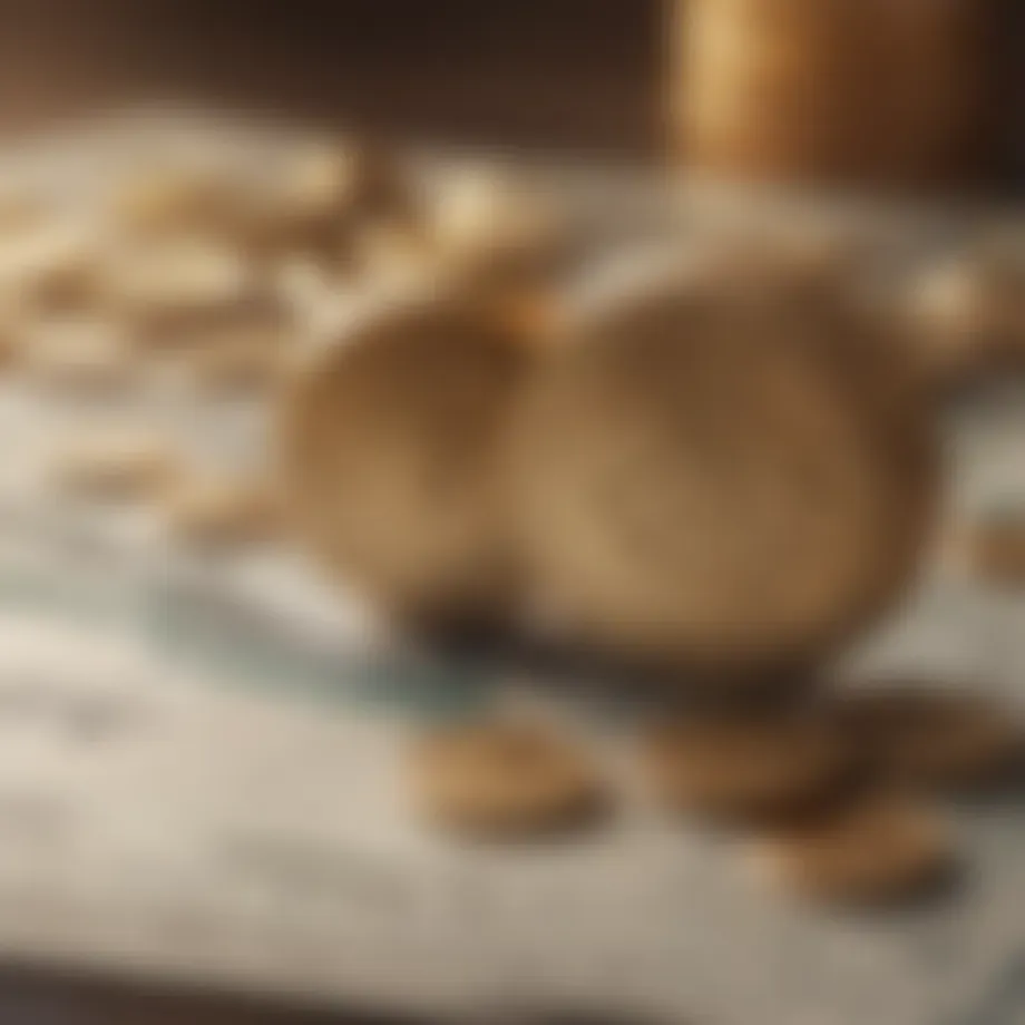 Conceptual graphic of monthly dividends