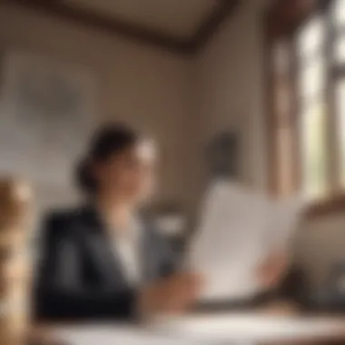 Balancing Studies and Career Goals Student reviewing coursework and career goals