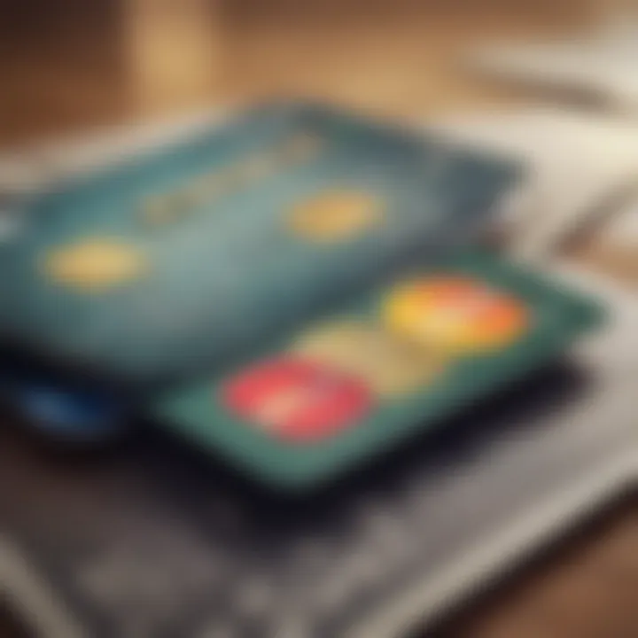 A visual representation of rewards credit cards highlighting cash back and points systems