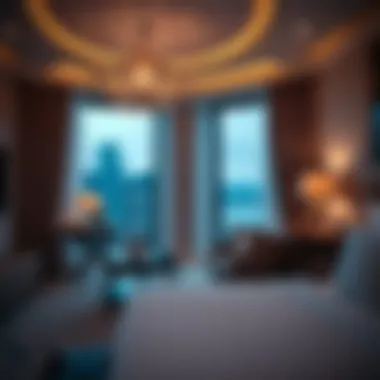 Experience Elegance in Luxury Accommodations Luxurious hotel suite showcasing elegant interior design