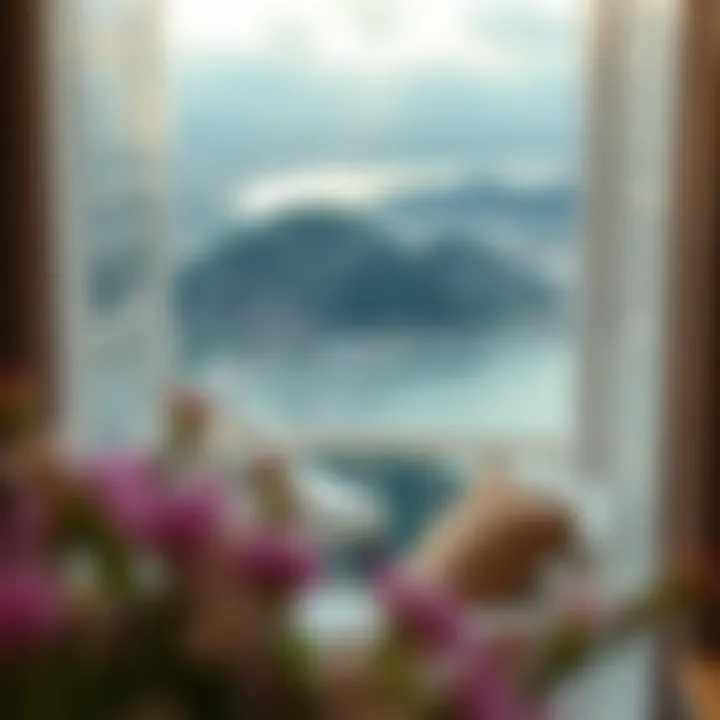 A scenic view from a high-end hotel balcony