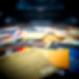 Diverse array of credit cards showcasing various types