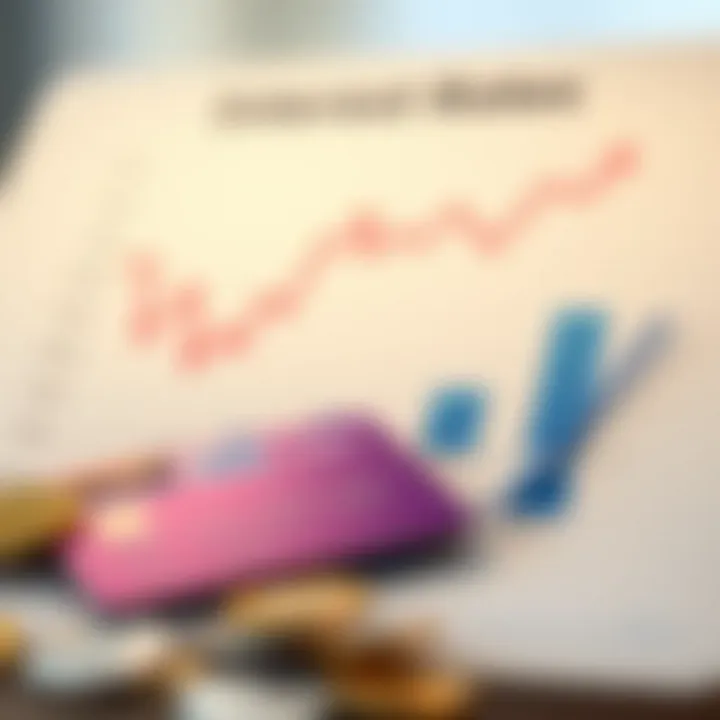 Interest Rates Analysis Graph comparing interest rates among different credit cards