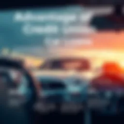 A detailed infographic illustrating the advantages of credit union car loans over traditional banks