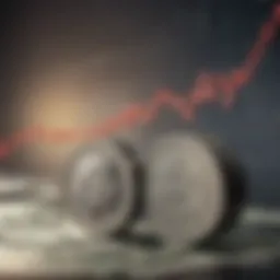 Graph illustrating currency trends