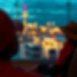 Luxury travel experience with credit card rewards