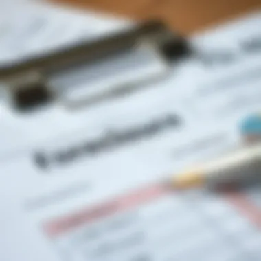 Highlighting Foreclosure Entries in a Credit Report A close-up view of a credit report highlighting foreclosure entries