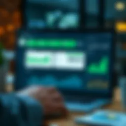 User-friendly interface of QuickBooks showcasing financial dashboard