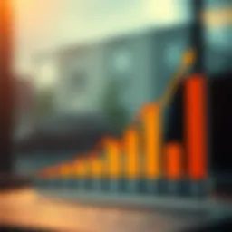 Graph showing downward trend in credit score