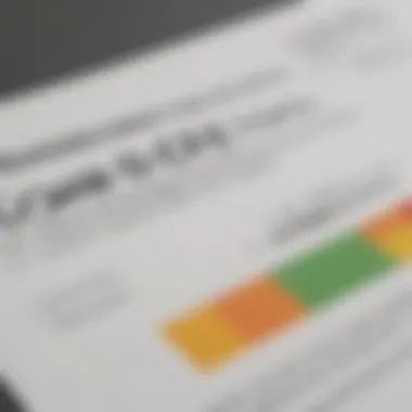 Graph showing the correlation between credit scores and loan approval