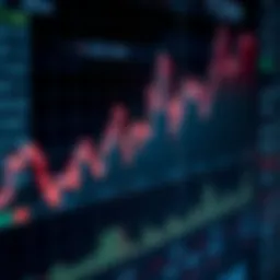 Stock performance graph illustrating trends